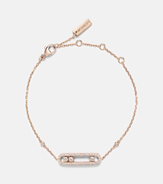 Baby Move 18kt rose gold bracelet with diamonds | Messika