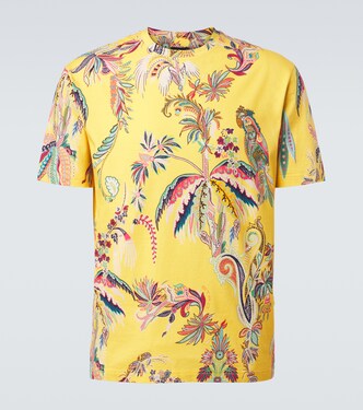Printed cotton jersey T-shirt | Etro
