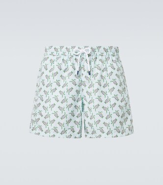 Madeira printed swim trunks | Fedeli