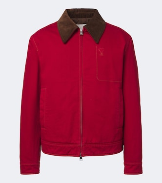 Chaqueta Ami de Coeur de denim con pana | Ami Paris