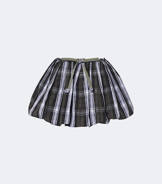 Checked balloon miniskirt | Patou