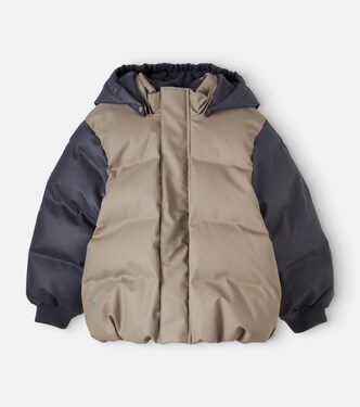Shoore hooded puffer jacket | Wheat