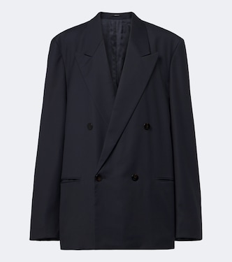 Double-breasted oversized wool blazer | Gucci