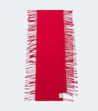 Fringed wool and cashmere scarf | Toteme