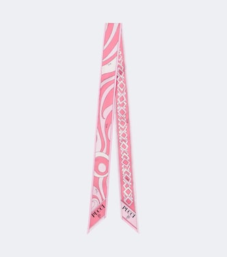 Marmo and Trapezio silk twill scarf | Pucci