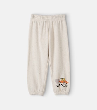 Racing Rabbits cotton jersey sweatpants | Mini Rodini