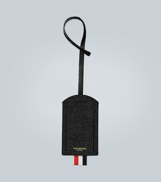 Leather luggage tag | Thom Browne