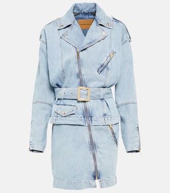 Asymmetrisches Minikleid aus Denim | Alexandre Vauthier