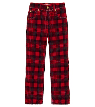 Plaid cotton pants | ERL Kids