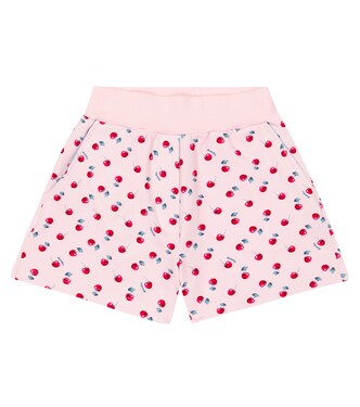 Printed cotton-blend shorts | Monnalisa