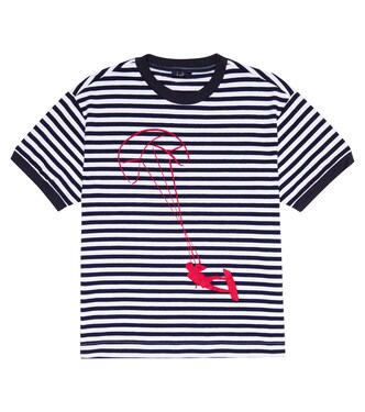 Printed cotton jersey T–shirt | Il Gufo