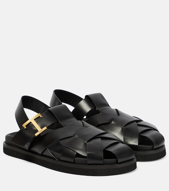 T Timeless leather sandals | Tod's
