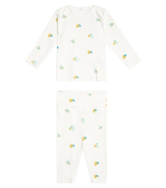 Baby printed cotton pajamas | Stella McCartney Kids