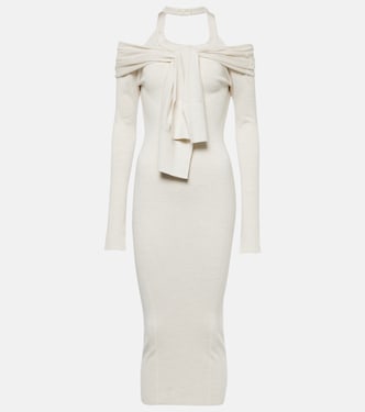 La robe Doble wool-blend midi dress | Jacquemus