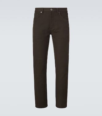 Roccia cotton and cashmere straight pants | Zegna