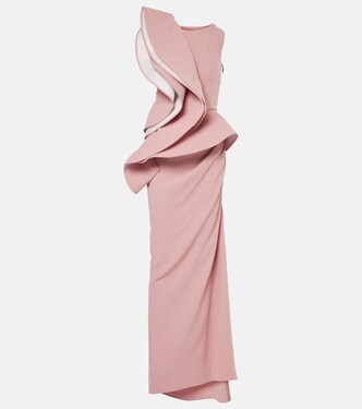 Robe longue Fateful à volants | Maticevski