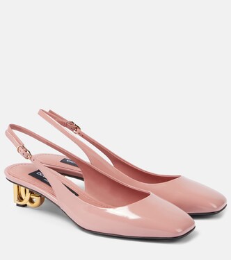 Slingback-Pumps Jackie 40 aus Lackleder | Dolce&Gabbana