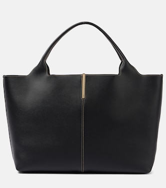 Medium leather tote bag | Tod's
