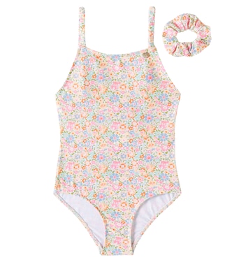 Eyma floral one piece and scrunchy set | Bonpoint