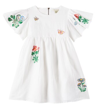 Floral linen and cotton dress | Stella McCartney Kids