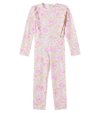 Linette floral ruffled bathing jumpsuit | Louise Misha