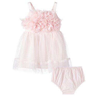 Baby Bebe Peony tulle dress and bloomers set | Tutu Du Monde