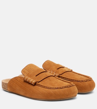 Slippers Stitch aus Veloursleder | JW Anderson