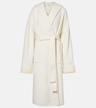 Manteau à capuche en laine et cachemire | Aya Muse