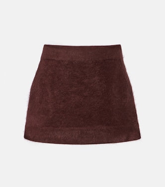 Fluffy Statement wool-blend miniskirt | Dorothee Schumacher