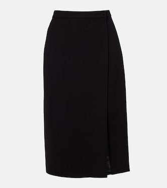 re/edit high-rise wrap skirt | Mugler