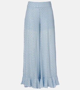Weite Hose Daylight aus Chiffon  | Zimmermann