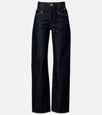 Drolane high-rise straight jeans | Isabel Marant