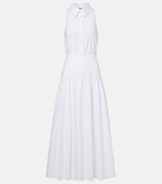 Romy cotton poplin midi dress | Staud
