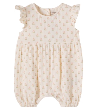 Baby Coco Frill ruffled floral cotton romper | Konges Sløjd