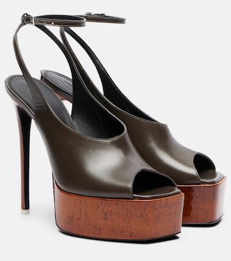 Slingback-Pumps Ornella aus Lackleder | The Attico