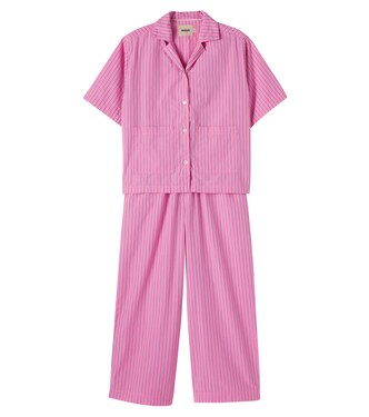 Vilma cotton shirt and Sasha cotton pants set | Wheat
