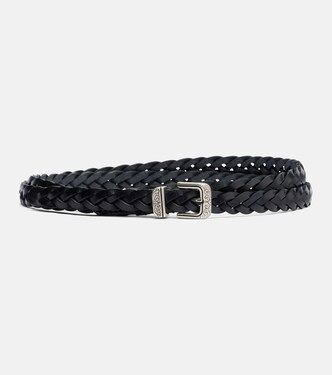 Braided leather belt | Etro