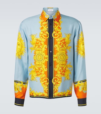 Printed silk shirt | Versace