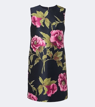 Floral jacquard shift dress | Carolina Herrera