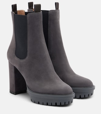 Chelsea Boots Barry aus Veloursleder | Gianvito Rossi