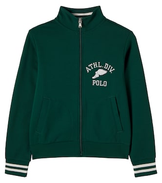 Sweat-shirt en coton mélangé à broderie | Polo Ralph Lauren Kids