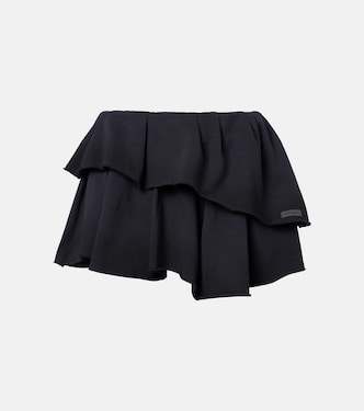 Cotton-blend miniskirt | Acne Studios