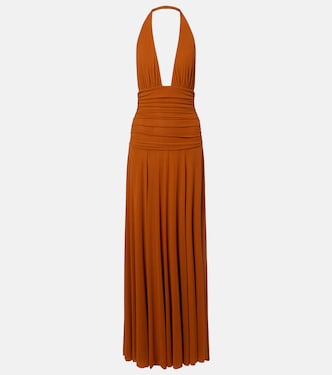 Alessandra halterneck maxi dress | Staud