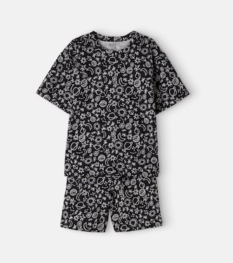 Bedrucktes Set aus T-Shirt und Shorts | Fábula