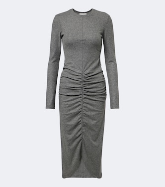 Dyling ruched jersey midi dress | Marant Etoile