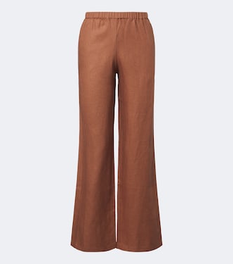 Pantaloni Capriolla in lino a gamba larga | Faithfull