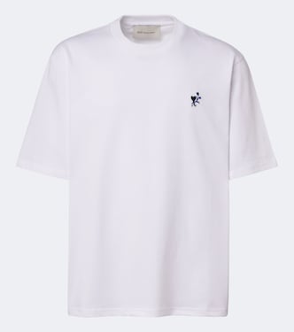 Ami De Cœur Tulipe cotton jersey T-shirt | Ami Paris