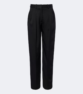 Alio Lds pleated straight pants | Loulou de Saison