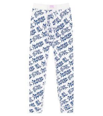 Logo cotton-blend pants | ERL Kids
