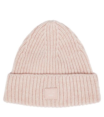 Ribbed-knit wool beanie | Acne Studios Kids